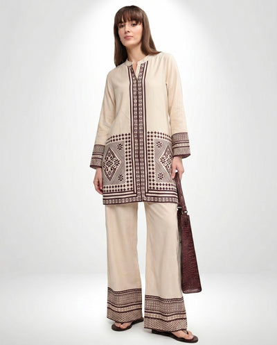 Two-Piece Geometric Panel Lounge Set