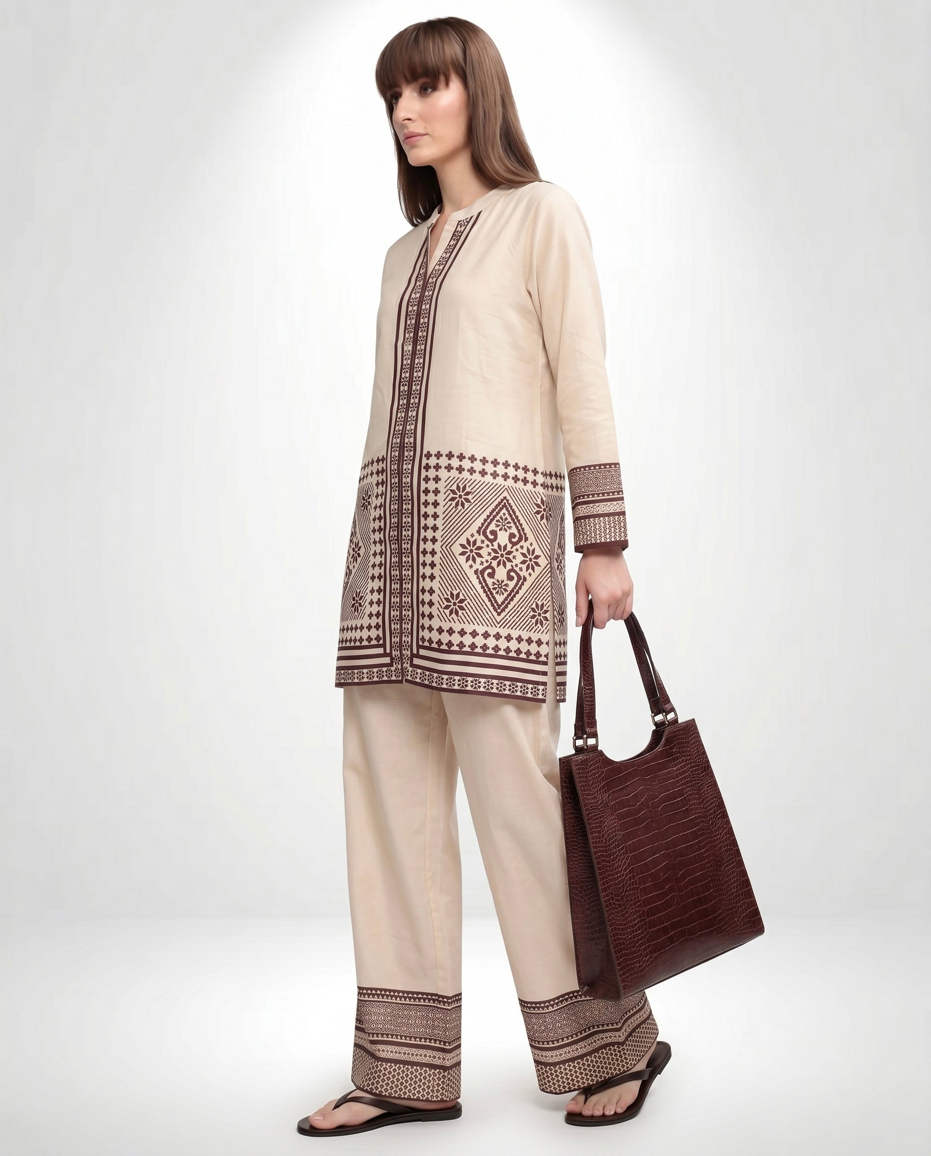 Two-Piece Geometric Panel Lounge Set