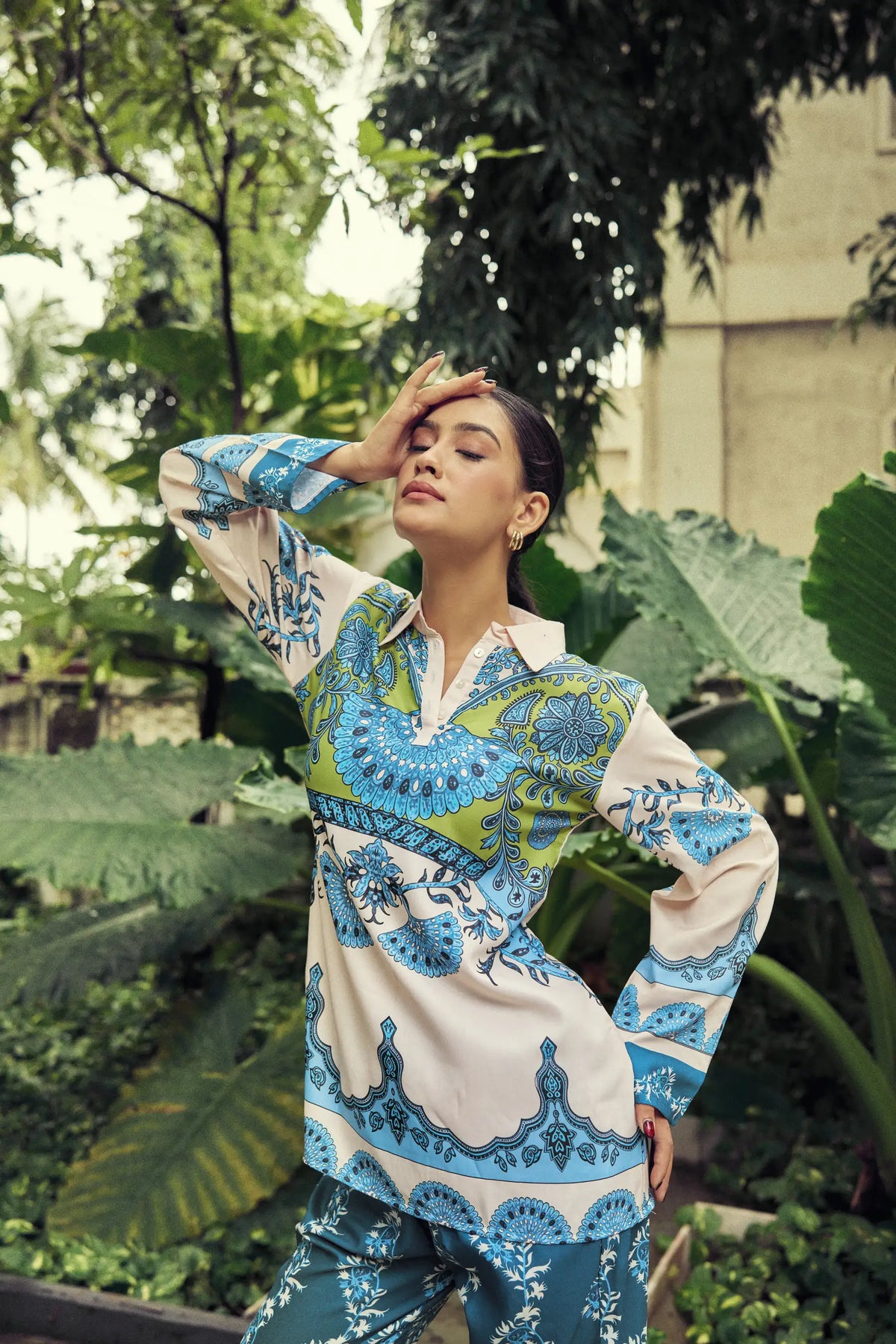 Cerulean Palm Co-ord